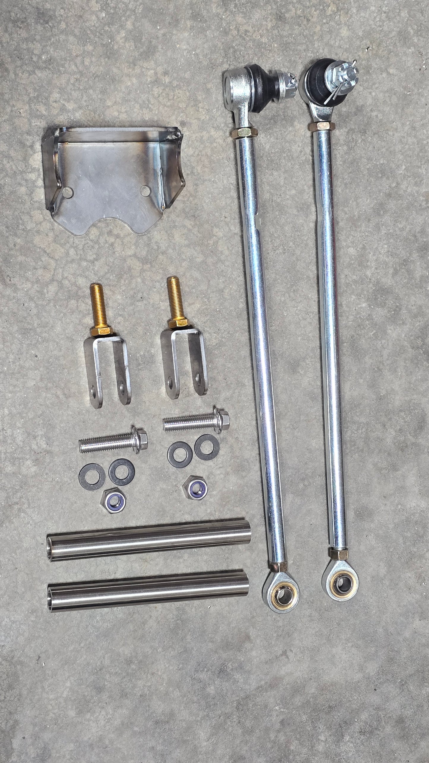 Steering Rack Mounting and Tie Rod Extension Kit